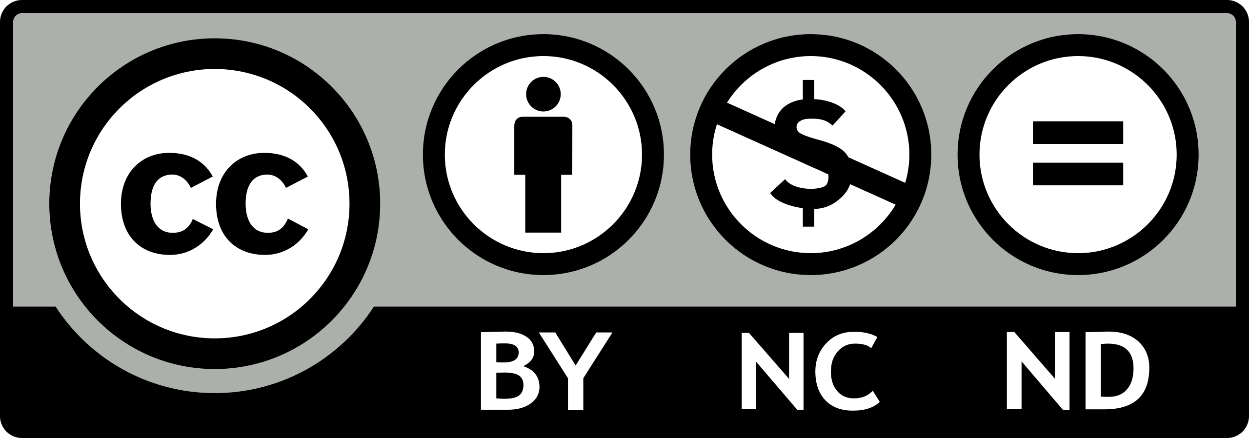 Attribution-NonCommercial-NoDerivatives 4.0 International (CC BY-NC-ND 4.0)